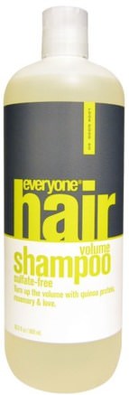 Hair Volume Shampoo, Sulfate Free, 20.3 fl oz (600 ml) by Everyone-Bad, Skönhet, Hår, Hårbotten, Schampo, Balsam