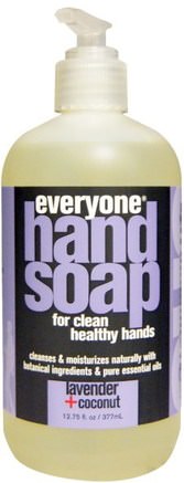Hand Soap, Lavender + Coconut, 12.75 fl oz (377 ml) by Everyone-Bad, Skönhet, Tvål