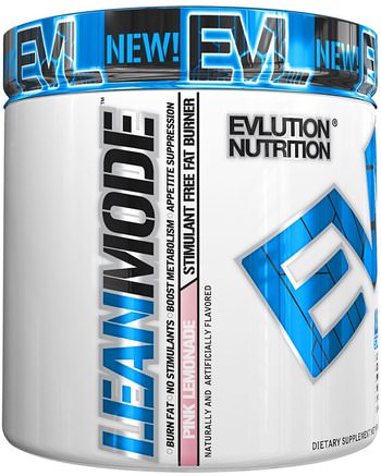 LeanMode, Pink Lemonade, 6.1 oz (174 g) by EVLution Nutrition-Sport, Viktminskning, Kost, Fettbrännare