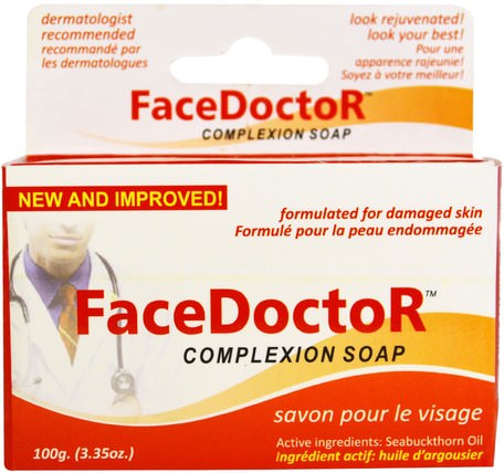 FaceDoctor Complexion Soap, 3.35 oz (100 g) by Face Doctor-Bad, Skönhet, Tvål