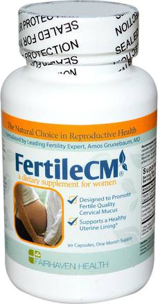 FertileCM, 90 Veggie Caps by Fairhaven Health-Hälsa, Kvinnor, Graviditet