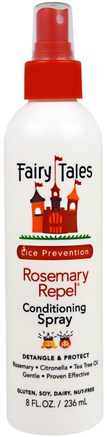 Rosemary Repel, Lice Prevention, 8 fl oz (236 ml) by Fairy Tales-Bad, Skönhet, Hår, Hårbotten, Hälsa