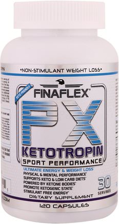 PX Ketotropin, 120 Capsules by Finaflex-Mat, Keto Vänlig, Hälsa, Diet