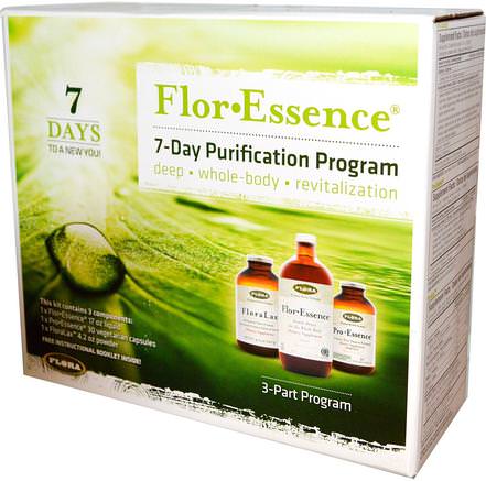 FlorEssence, 7-Day Purification Program, 3-Part Program by Flora-Hälsa, Detox, Flora-Essens