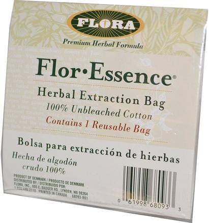 FlorEssence, Herb Extraction Bag, 1 Bag by Flora-Kosttillskott, Flera Örter, Hälsa