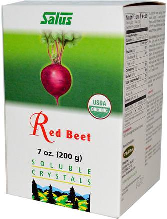 Red Beet, Soluble Crystals, 7 oz (200 g) by Flora-Hälsa, Betor Pulver Rot