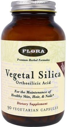 Vegetal Silica, Orthosilicic Acid, 90 Veggie Caps by Flora-Kosttillskott, Mineraler, Kisel (Kisel)