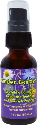 Kinder Garden, Flower Essence & Essential Oil, 1 fl oz (30 ml) by Flower Essence Services-Sverige