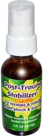 Quintessentials, Post-Trauma Stabilizer, Flower Essence & Essential Oil, 1 fl oz (30 ml) by Flower Essence Services-Sverige