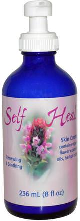 Self Heal, Skin Creme, 8 fl oz (236 ml) by Flower Essence Services-Örter, Blomstermedel, Hud