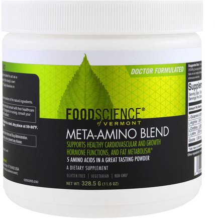 Meta-Amino Blend, 11.6 oz (328.5 g) by FoodScience-Kosttillskott, Anabola Kosttillskott, Hgh, Hälsa