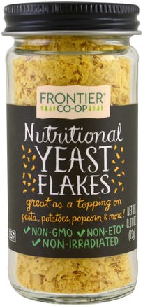 Nutritional Yeast Flakes, 0.81 oz (23 g) by Frontier Natural Products-Mat, Bakhjälpmedel, Bryggarejäst