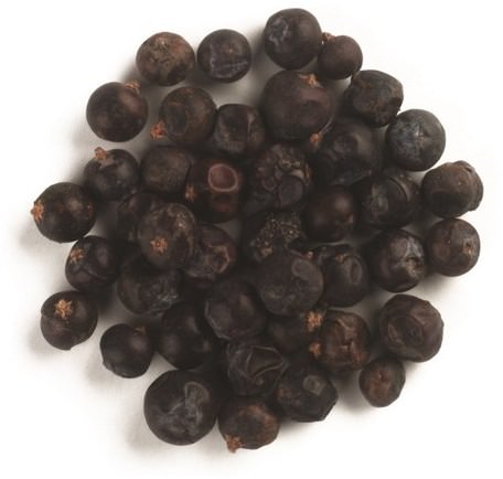 Organic Whole Juniper Berries, 16 oz (453 g) by Frontier Natural Products-Mat, Kryddor Och Kryddor, Enbär Krydda, Örtte