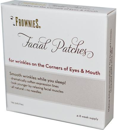 Facial Patches, Corners of Eyes & Mouth, 144 Patches by Frownies-Skönhet, Ansiktsvård