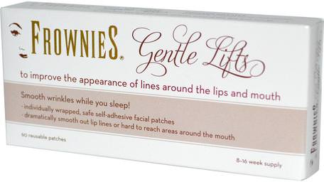 Gentle Lifts, 60 Reusable Patches by Frownies-Skönhet, Ansiktsvård