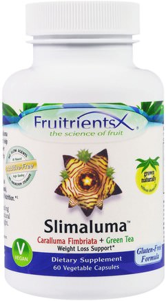 Slimaluma, 60 Veggie Caps by Fruitrients-Hälsa, Kost, Slimaluma Caralluma, Viktminskning