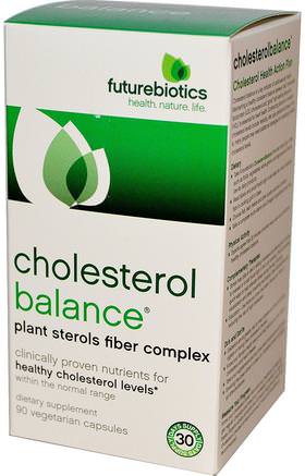 Cholesterol Balance, 90 Veggie Caps by FutureBiotics-Hälsa, Kolesterolstöd, Kolestatin