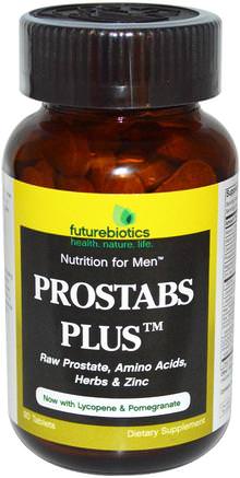Prostabs Plus, 90 Tablets by FutureBiotics-Hälsa, Män, Prostata