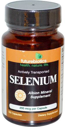 Selenium, 200 mcg, 100 Capsules by FutureBiotics-Kosttillskott, Antioxidanter, Selen