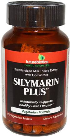 Silymarin Plus, 120 Veggie Tabs by FutureBiotics-Hälsa, Detox, Mjölktistel (Silymarin)