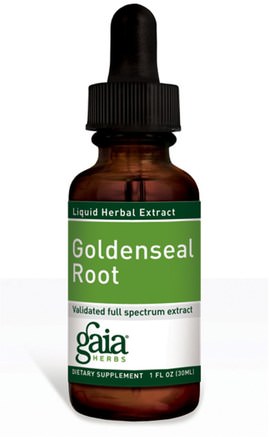 Goldenseal Root, 1 fl oz (30 ml) by Gaia Herbs-Örter, Goldenseal Rot
