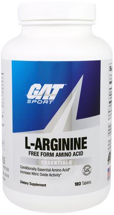 L-Arginine, 180 Tablets by GAT-Kosttillskott, Aminosyror, L Arginin