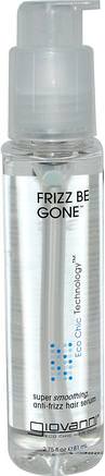 Frizz Be Gone, Super Smoothing, Anti-Frizz Hair Serum, 2.75 fl oz (81 ml) by Giovanni-Bad, Skönhet, Hår Styling Gel