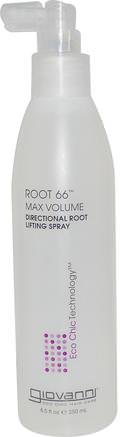 Root 66, Max Volume, Directional Root Lifting Spray, 8.5 fl oz (250 ml) by Giovanni-Bad, Skönhet, Hår, Hårbotten, Hårspray Naturligt