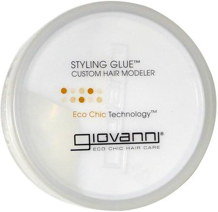 Styling Glue, Custom Hair Modeler, 2 oz (57 g) by Giovanni-Bad, Skönhet, Hår Styling Gel