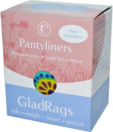 Pantyliners, Reusable, 3 Pantyliners by GladRags-Bad, Skönhet, Kvinna