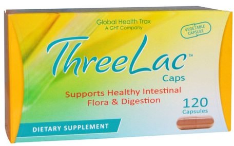 ThreeLac Caps, 120 Capsules by Global Health Trax-Hälsa, Kall Influensa Och Virus, Immunförsvar