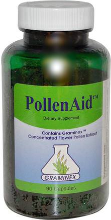 PollenAid, 90 Capsules by Graminex-Örter, Blomma Pollen Extrakt