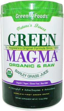 Green Magma, Barley Grass Juice, 10.6 oz (300 g) by Green Foods Corporation-Kosttillskott, Superfoods, Korngräs