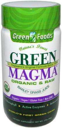 Green Magma, Barley Grass Juice, 2.8 oz (80 g) by Green Foods Corporation-Kosttillskott, Superfoods, Korngräs