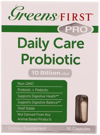 Pro Daily Care Probiotic, 30 Capsules by Greens First-Kosttillskott, Probiotika