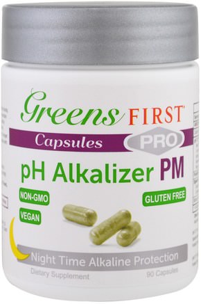 Pro pH Alkalizer PM, 90 Capsules by Greens First-Kosttillskott, Superfoods