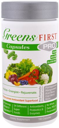PRO Phytonutrient Antioxidant Superfood, 180 Capsules by Greens First-Kosttillskott, Superfoods