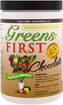 Superfood Antioxidant Shake, Chocolate, 14.37 oz (407.64 g) by Greens First-Kosttillskott, Hälsa