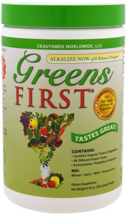 Superfood Antioxidant Shake, Original, 9.95 oz (282 g) by Greens First-Kosttillskott, Superfoods, Greener