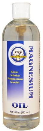 16 fl oz (473 ml) by Health and Wisdom Magnesium Oil-Kosttillskott, Mineraler, Magnesium, Flytande Magnesium