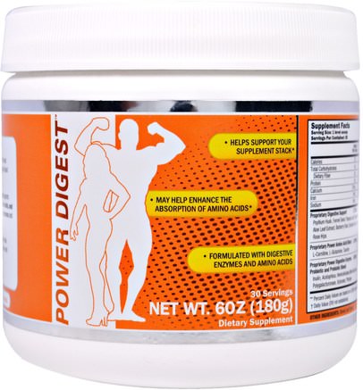 6 oz (180 g) by Health Plus Power Digest-Kosttillskott, Aminosyror, Muskel