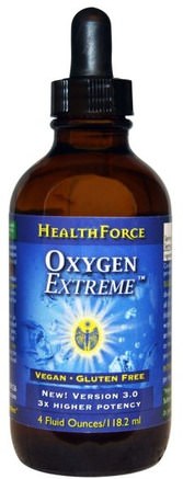Oxygen Extreme, 4 fl oz (118.2 ml) by HealthForce Nutritionals-Kosttillskott, Syretillskott