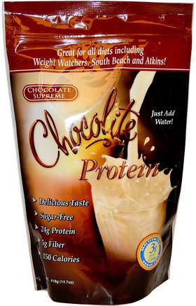 ChocoRite Protein, Chocolate Supreme, 14.7 oz (418 g) by HealthSmart Foods-Kosttillskott, Protein