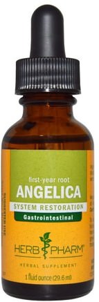 Angelica, 1 fl oz (29.6 ml) by Herb Pharm-Örter, Angelica