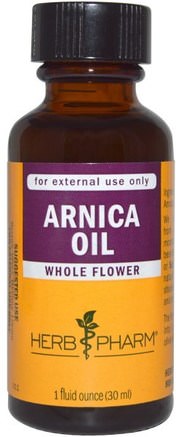 Arnica Oil, 1 fl oz (30 ml) by Herb Pharm-Örter, Arnica Montana