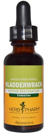 Bladderwrack, 1 fl oz (30 ml) by Herb Pharm-Örter, Urinblåsor