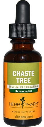 Chaste Tree, 1 fl oz (30 ml) by Herb Pharm-Örter, Kysk Bär