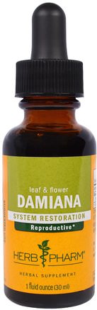 Damiana, 1 fl oz (30 ml) by Herb Pharm-Örter, Damiana