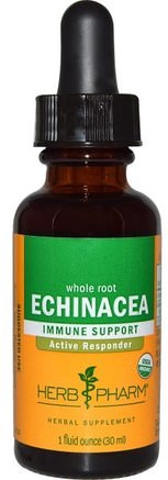 Echinacea, Whole Root, 1 fl oz (30 ml) by Herb Pharm-Kosttillskott, Antibiotika, Echinacea