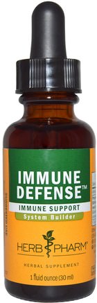 Immune Defense, 1 fl oz (30 ml) by Herb Pharm-Hälsa, Kall Influensa Och Virus, Immunförsvar
